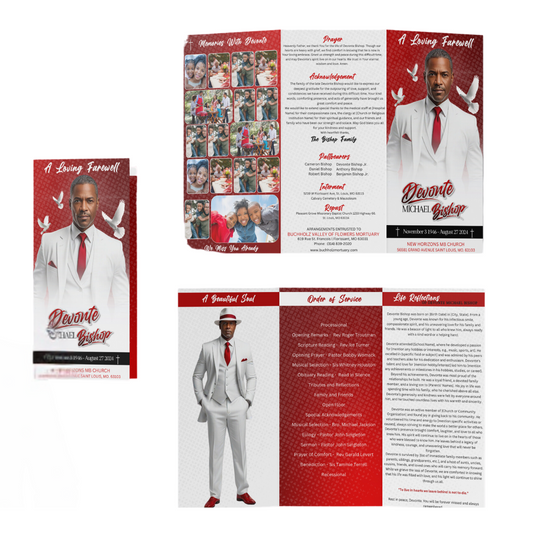 EXACT LAYOUT OBITUARY - DESIGN ONLY - Serenity Impressions