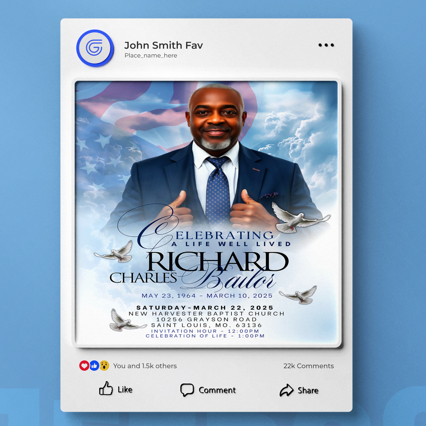 Life Celebration Announcements