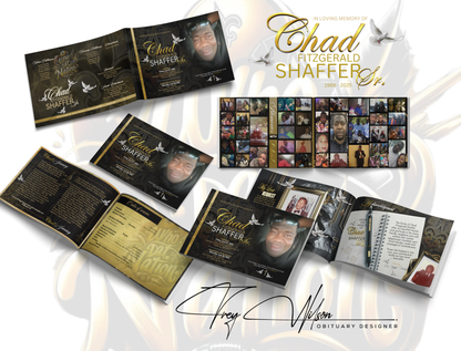 Obituary Mockups by Serenity