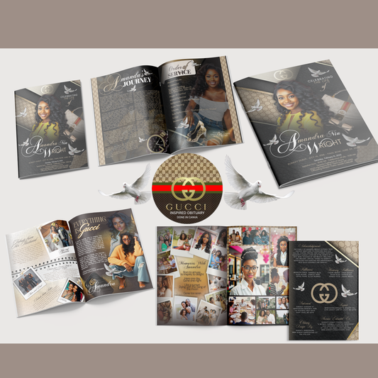 Obituary Mockups by Serenity