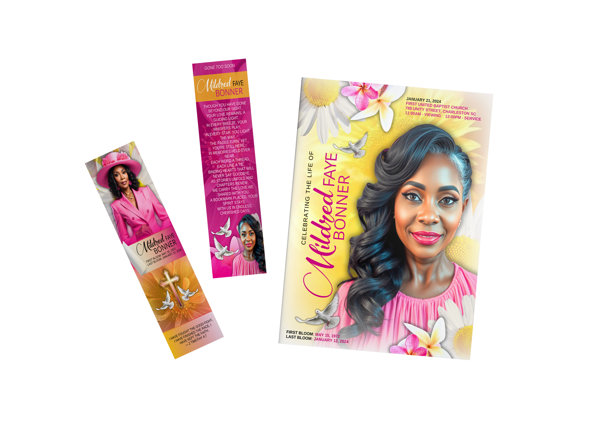 Memorial Bookmark – A Timeless Keepsake - Serenity Impressions