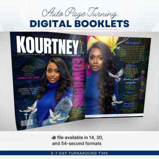 Magazine-Style Flip Book with Auto-Turning Pages