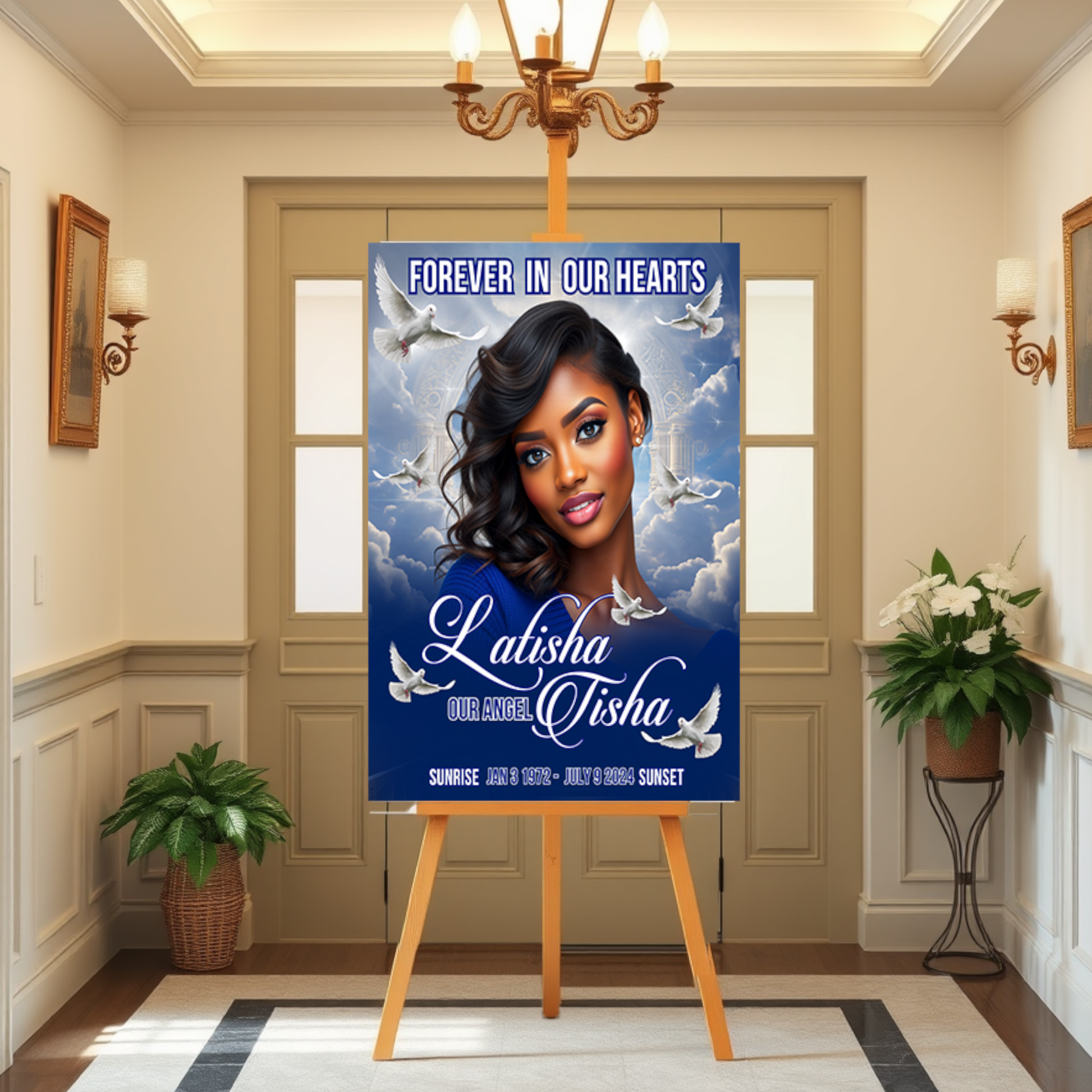 Custom Funeral Memorial Boards - Serenity Impressions
